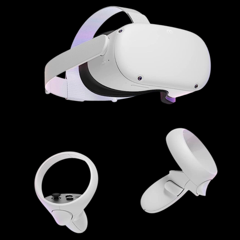 Animation réalité virtuelle Casque VR et controllers